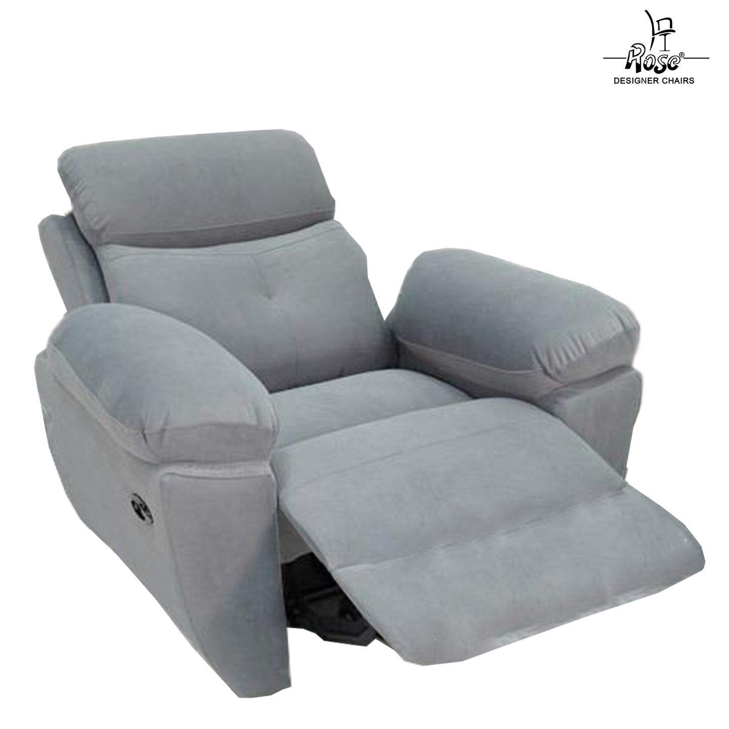 Rose Albania Single Seater Manual Recliner ( Grey )