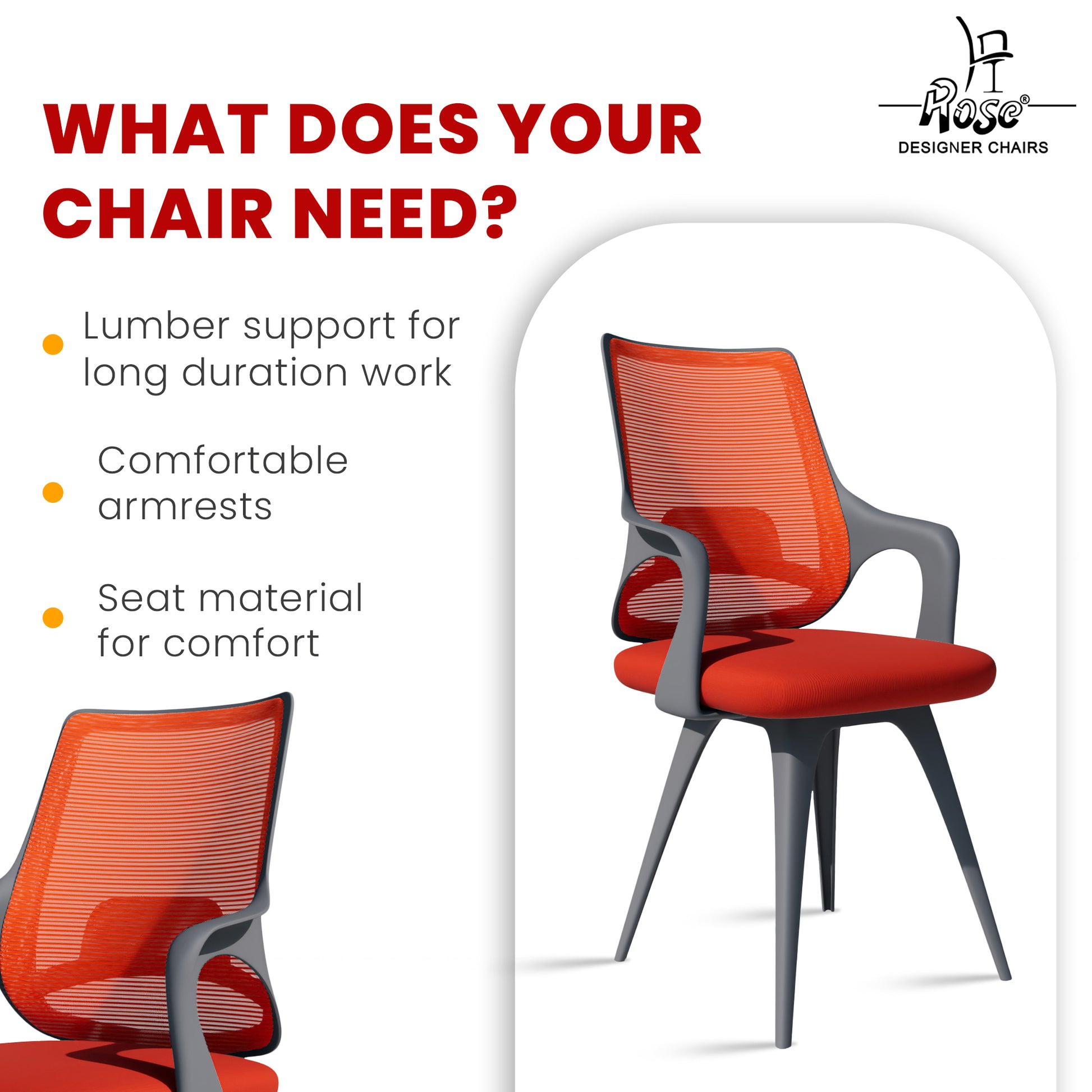 Mono Grey and Orange