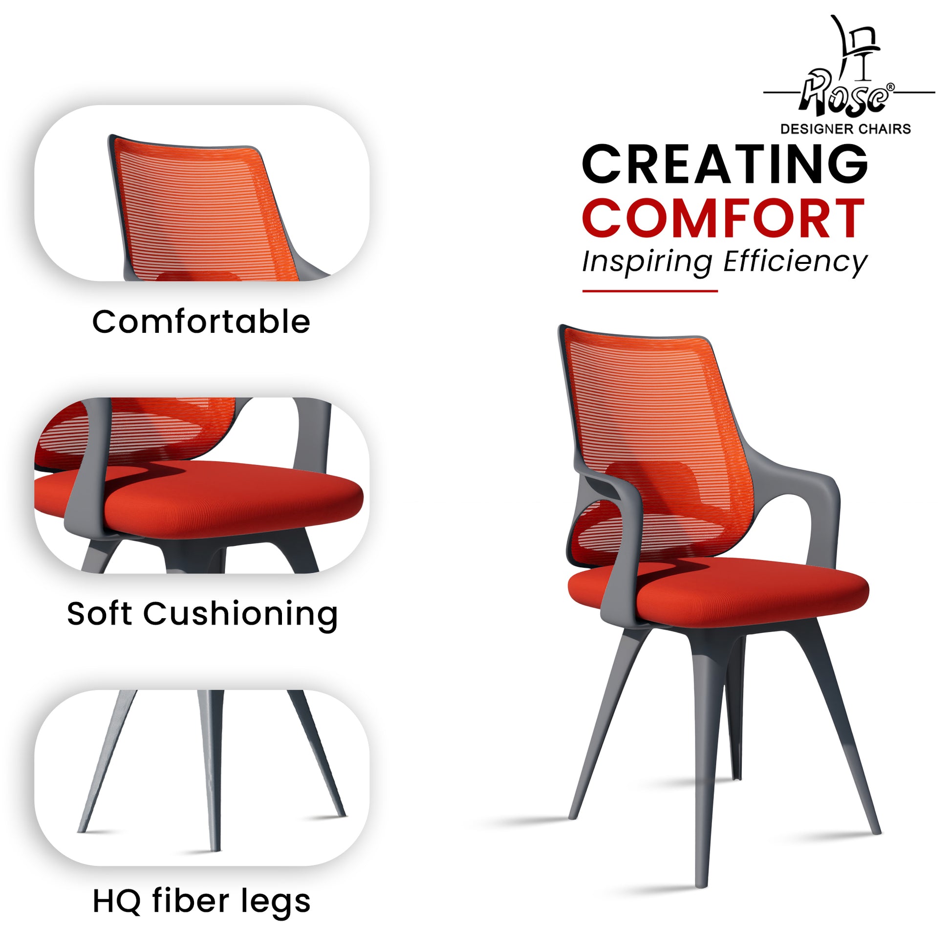 Mono Grey and Orange