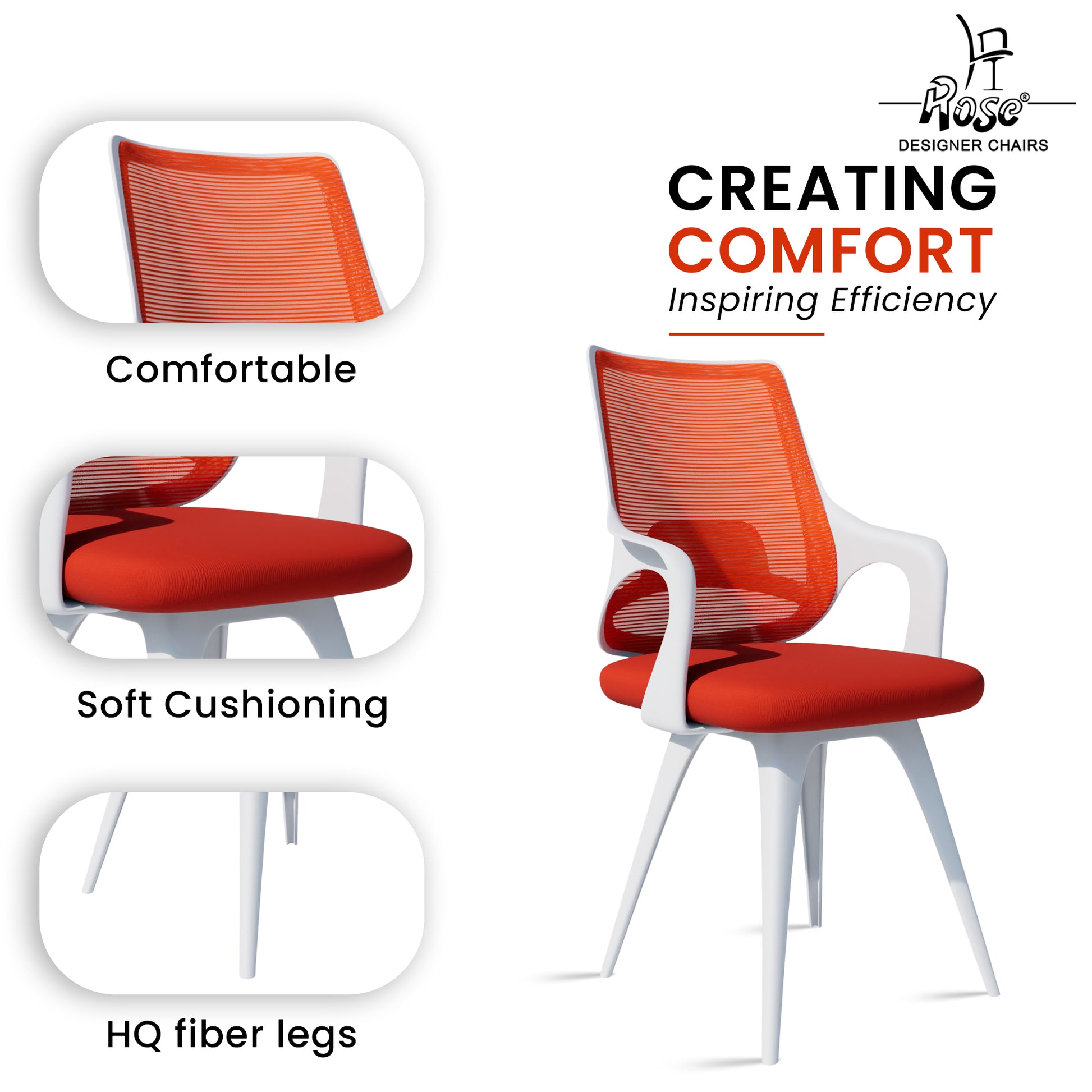 Mono white and orange