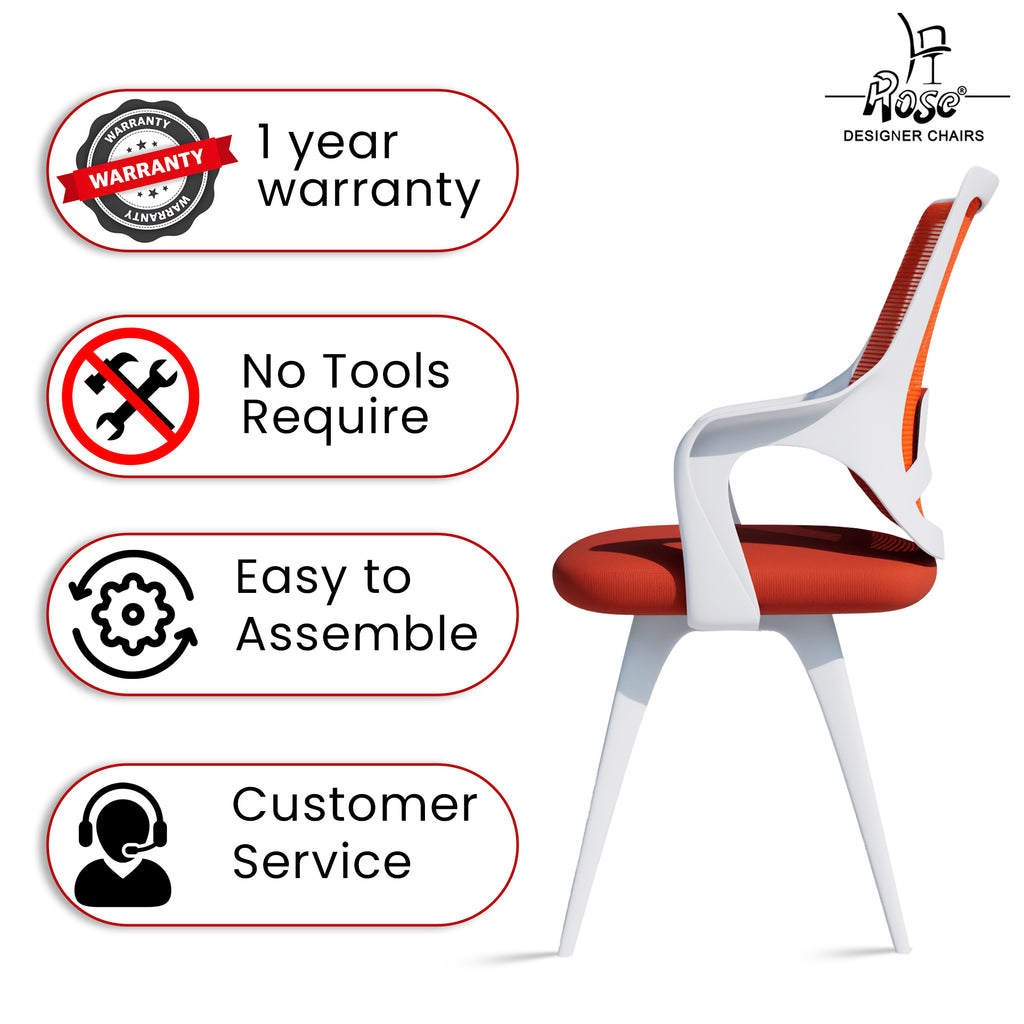 Mono white and orange