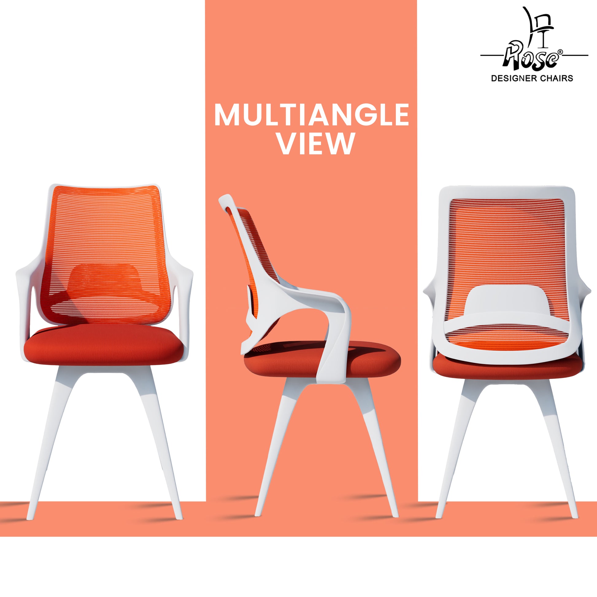 Mono white and orange