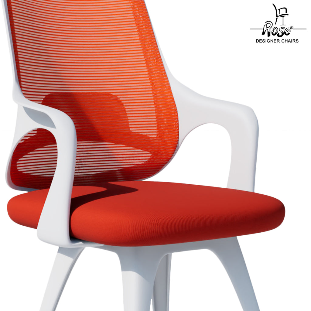 Mono white and orange