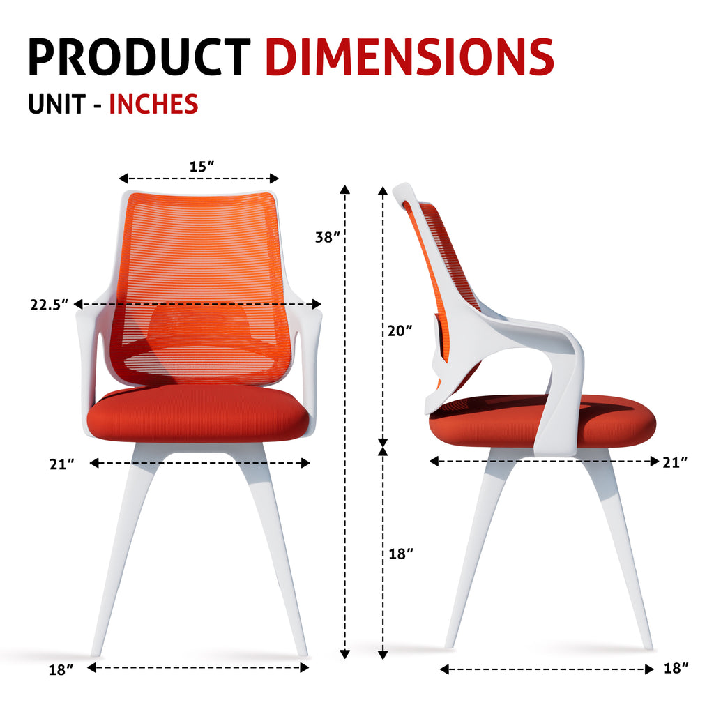Mono white and orange