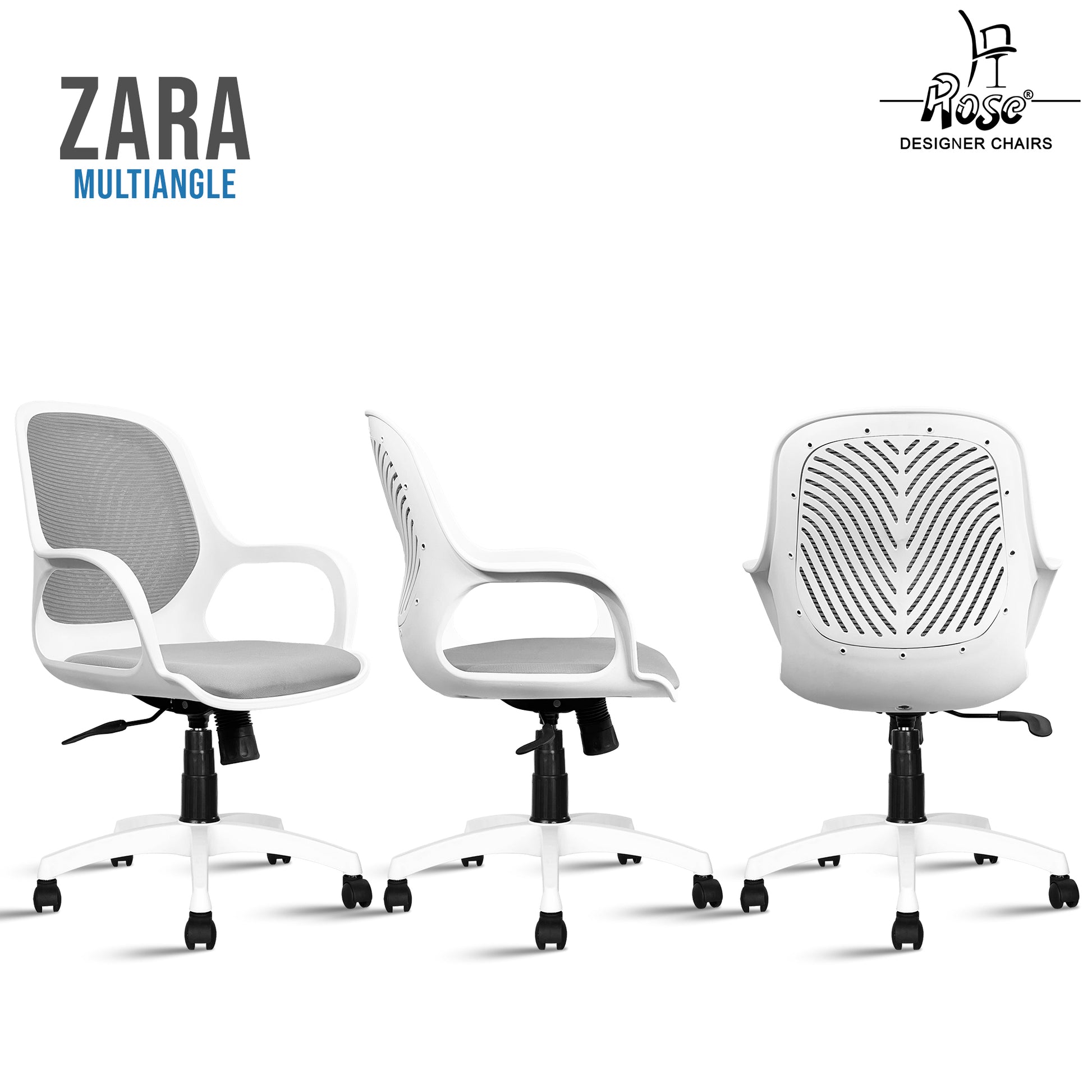 Zaria Mesh White