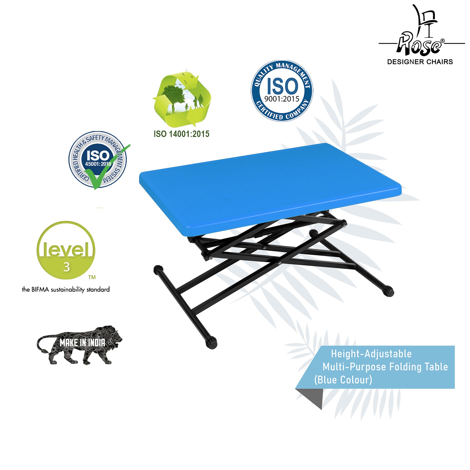 Multi-Purpose Laptop Table(Blue) Set of 1 Service