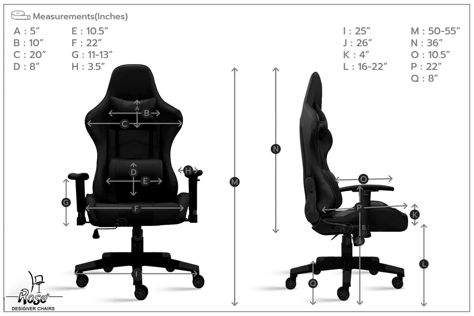 RDCGamingchairblack