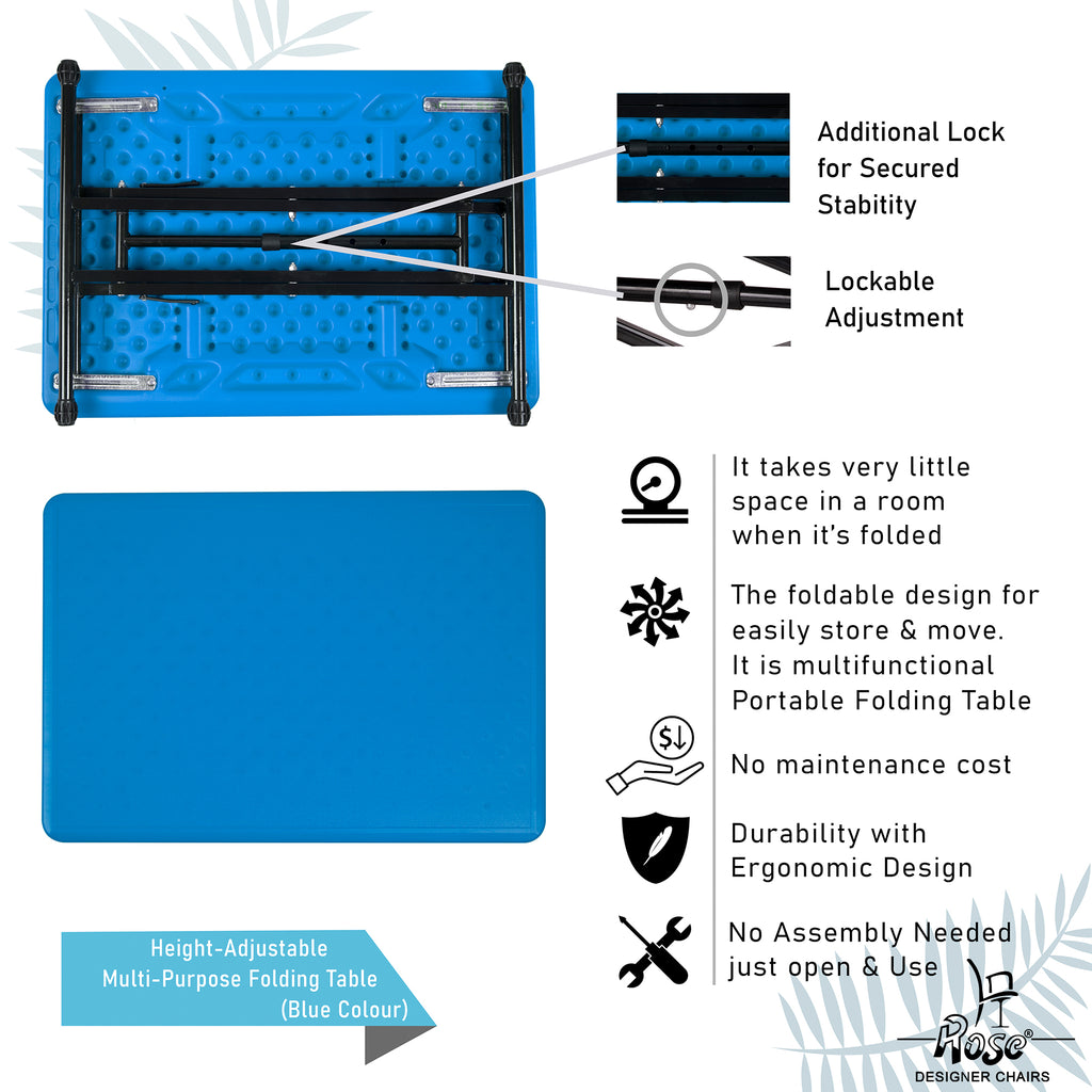 Multi-Purpose Laptop Table(Blue) Set of 1 Features 3