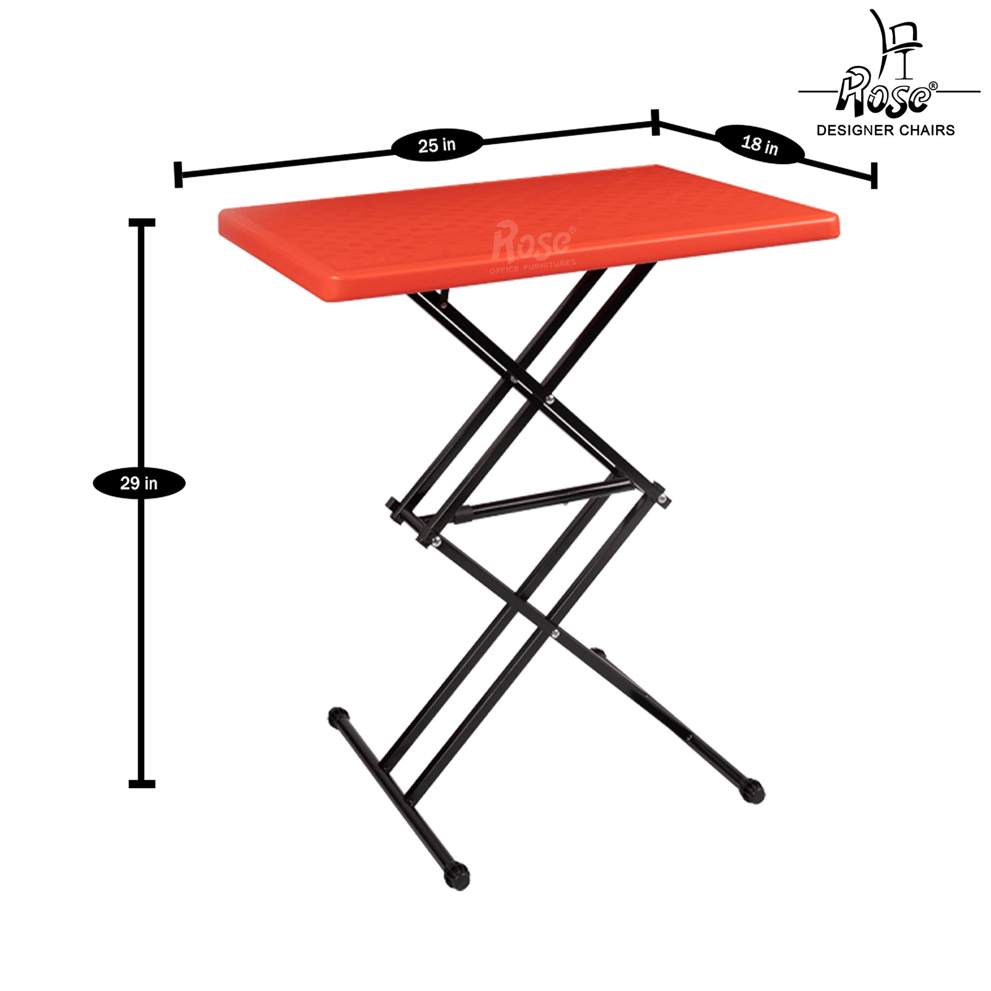 Multi-Purpose Laptop Table(Red) Set of Dimensions