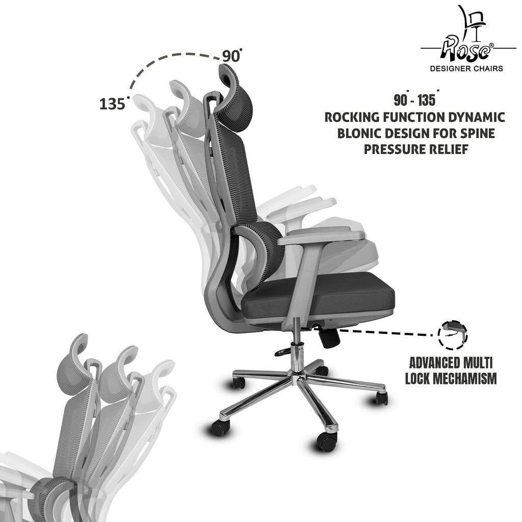  Canary Premium Ergonomic Office Chair(Gre Set of 1) Features