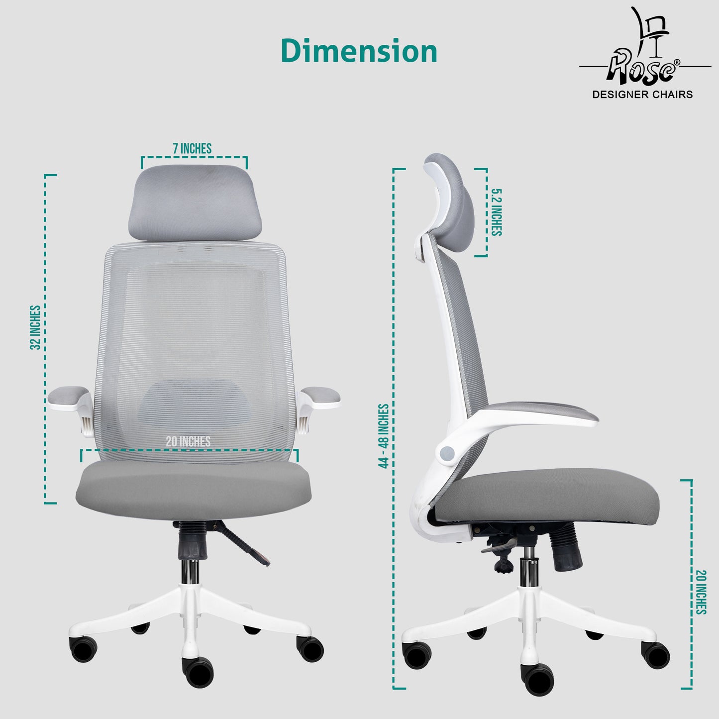 ROSE® Mono High Back Office Chair