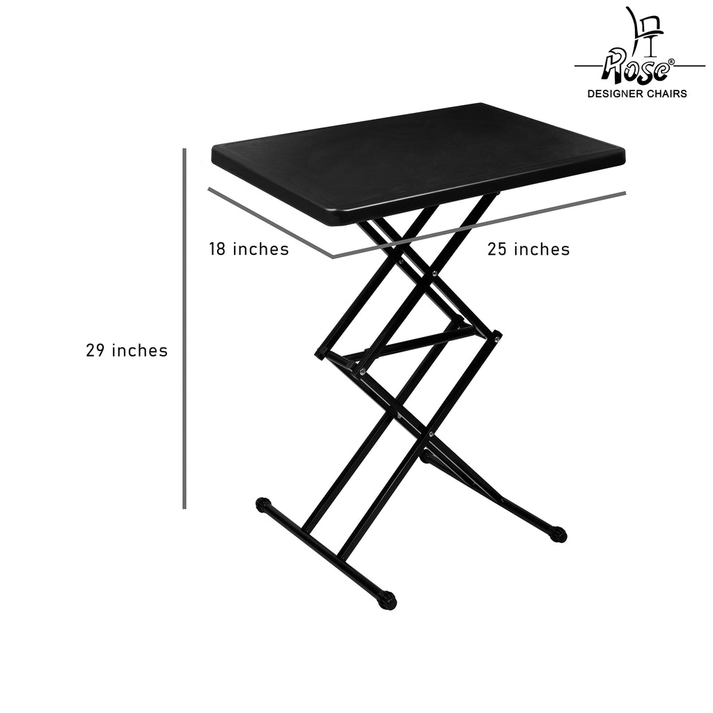Multi-Purpose Laptop Table(Black) Set of 1 Diamension