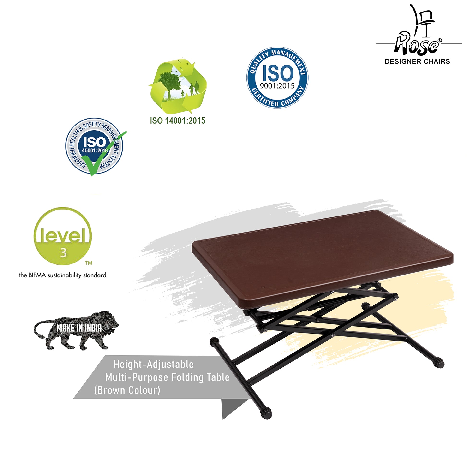 Multi-Purpose Laptop Table(Brown) Set of 1 Service
