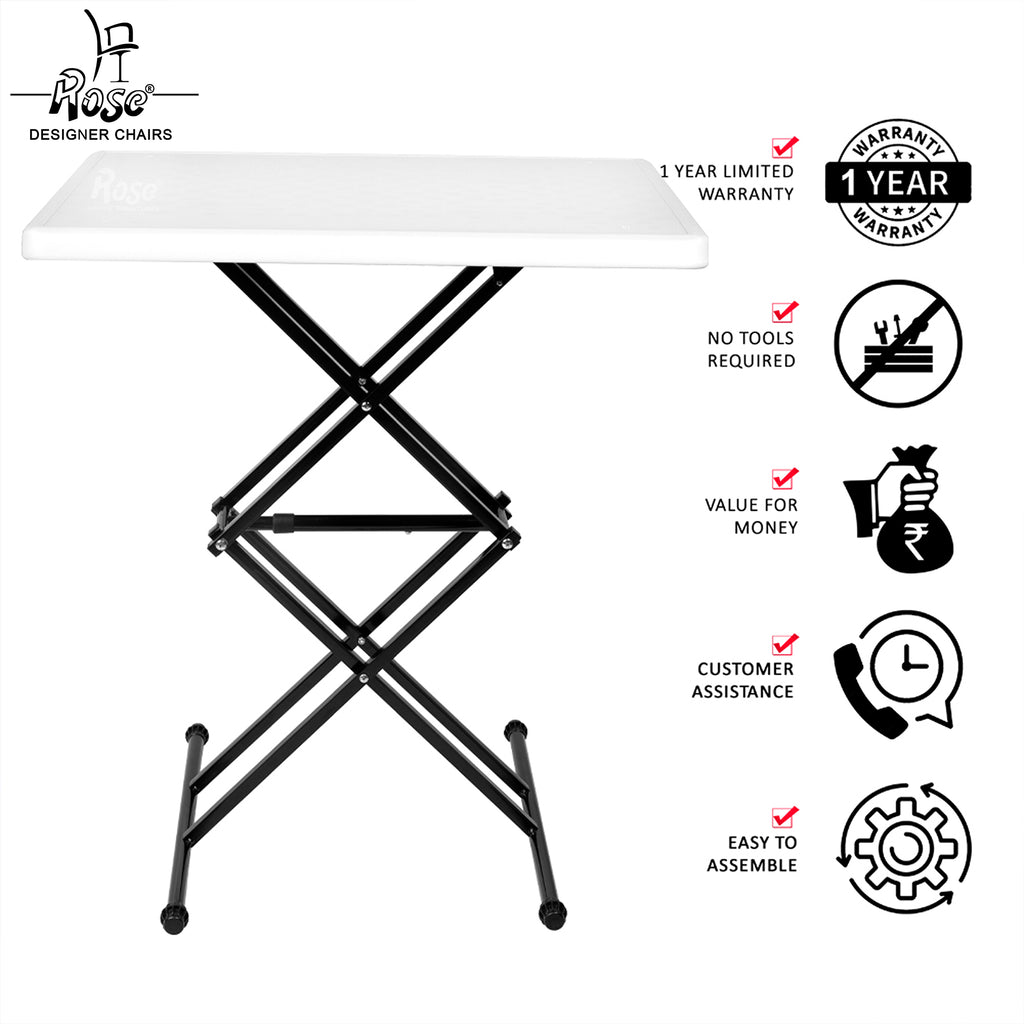 Multi-Purpose Laptop Table(White) Set of 1 Service 2