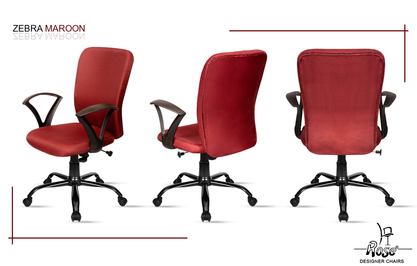 Zebra Maroon