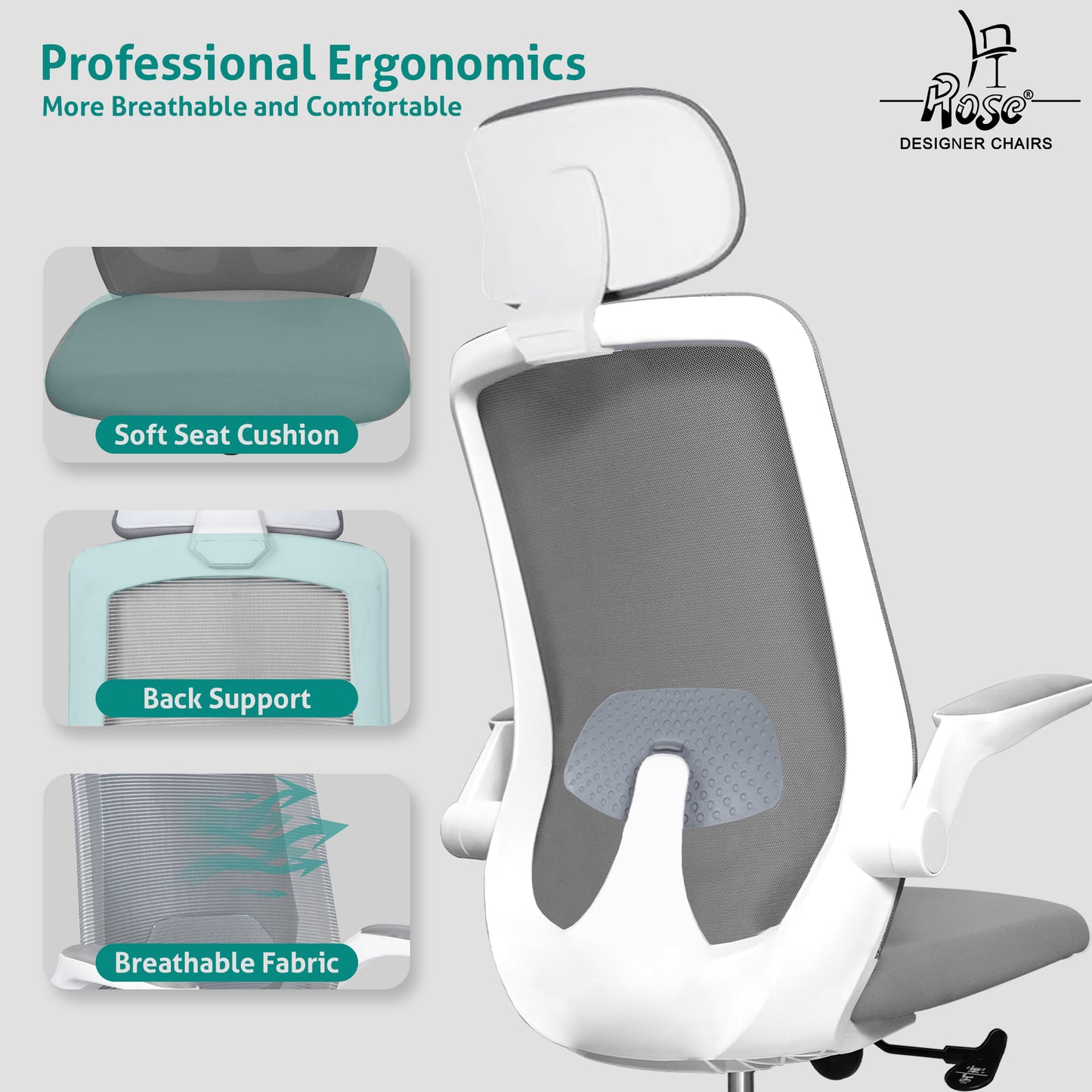 ROSE® Mono High Back Office Chair