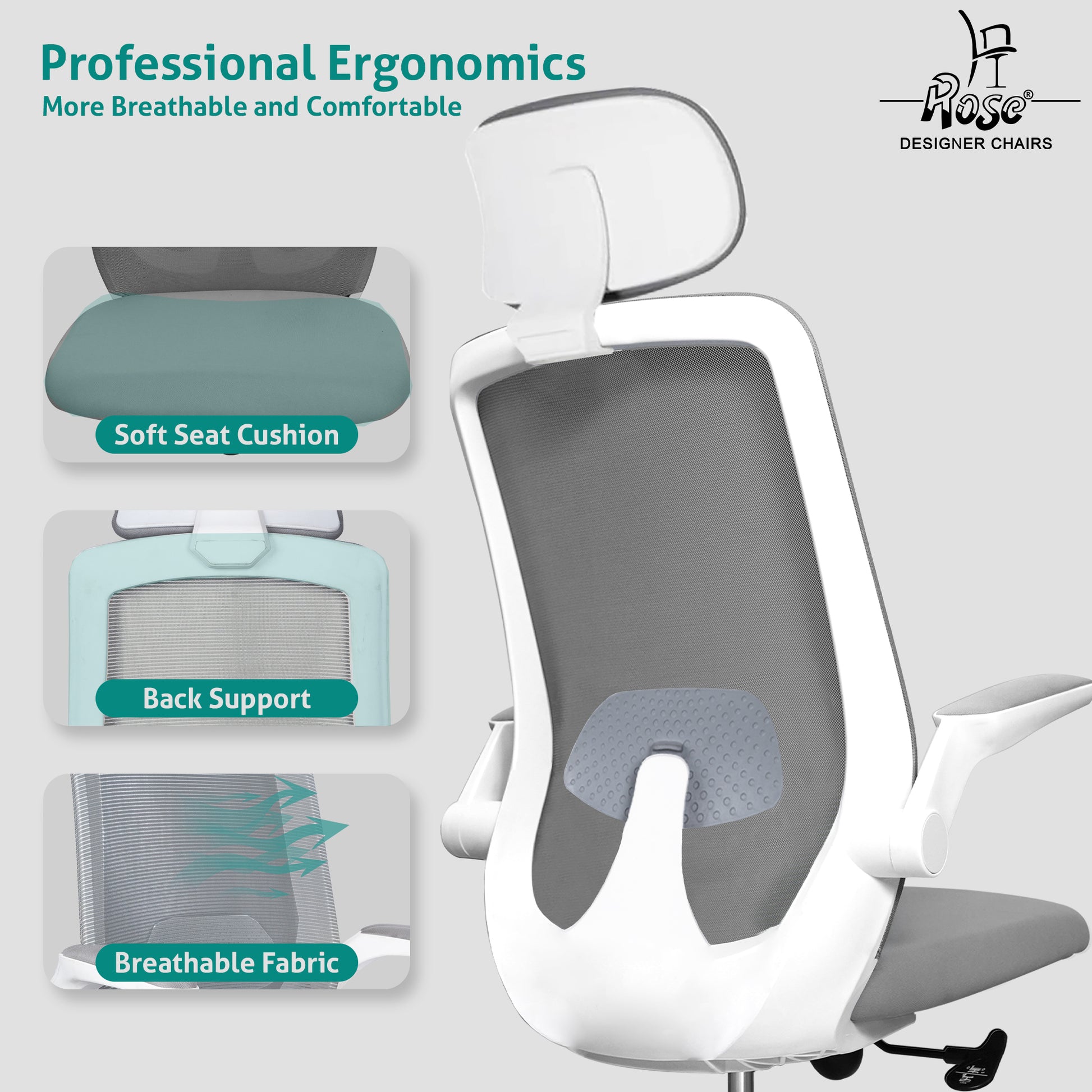 ROSE® Mono High Back Office Chair