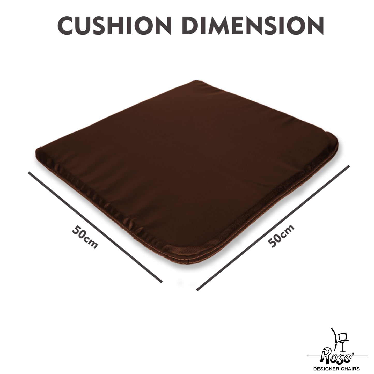 ROSE® Faux Leather Seat Cushion Ergonomic Comfort