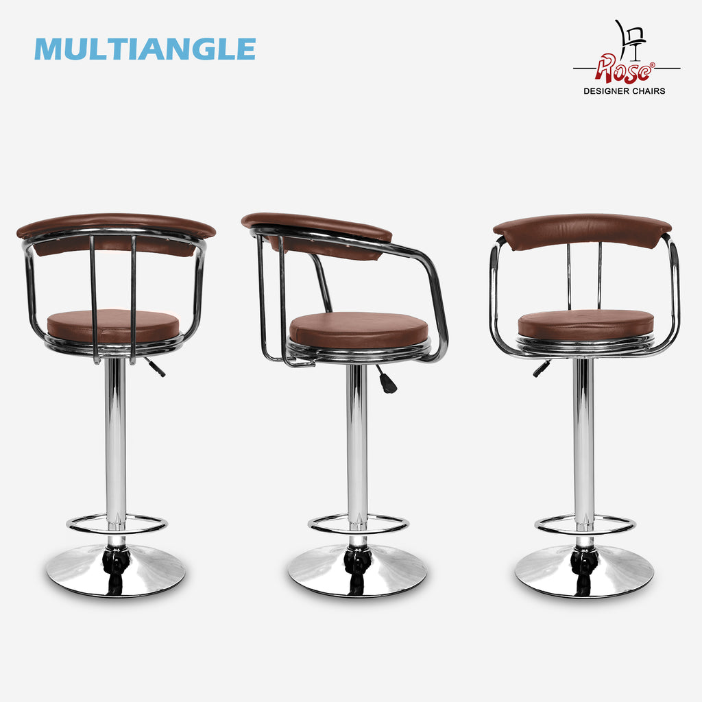 Kiya brown bar stool set of 1 multiangle img