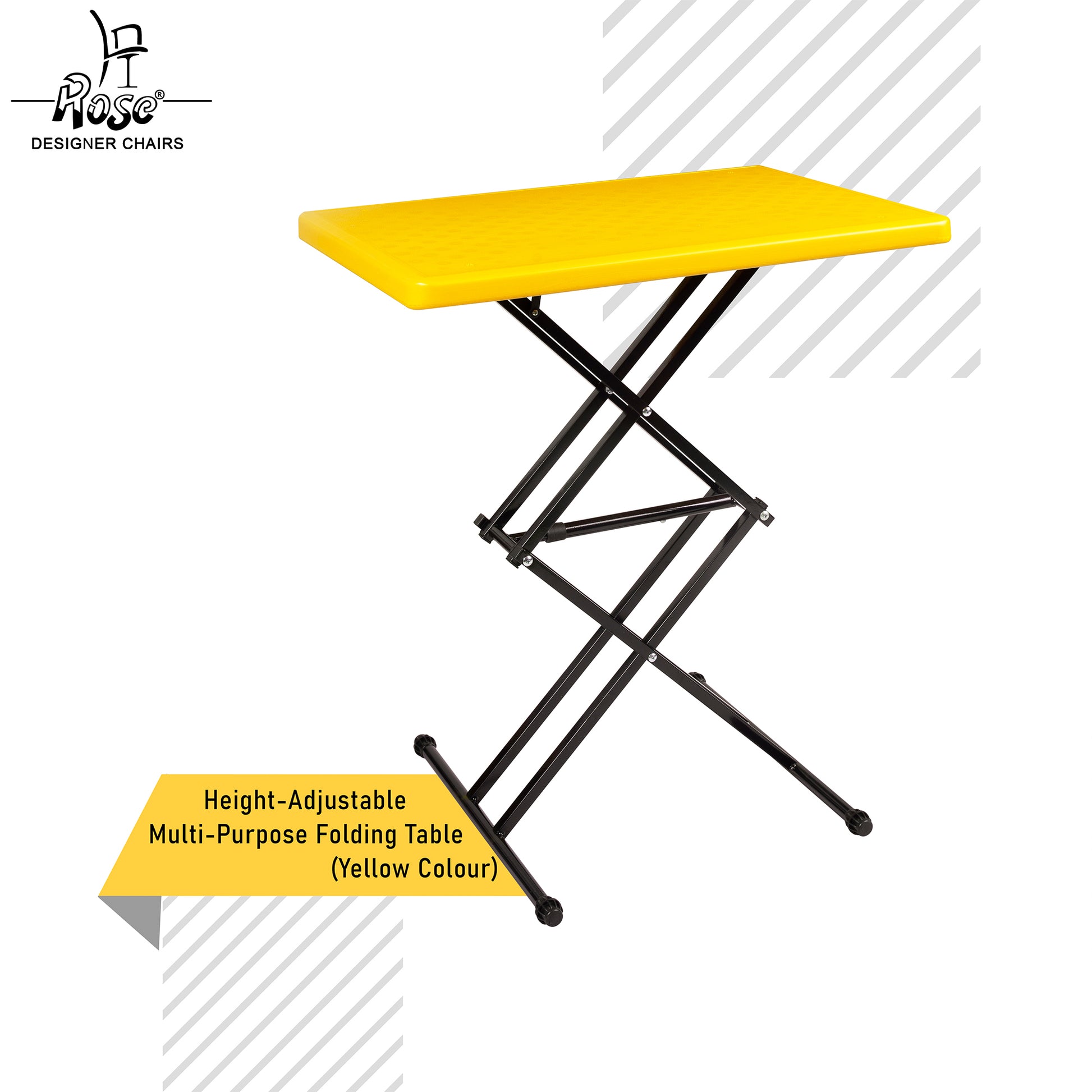 Multi-Purpose Laptop Table(Yellow) Set of 1 Bg Img