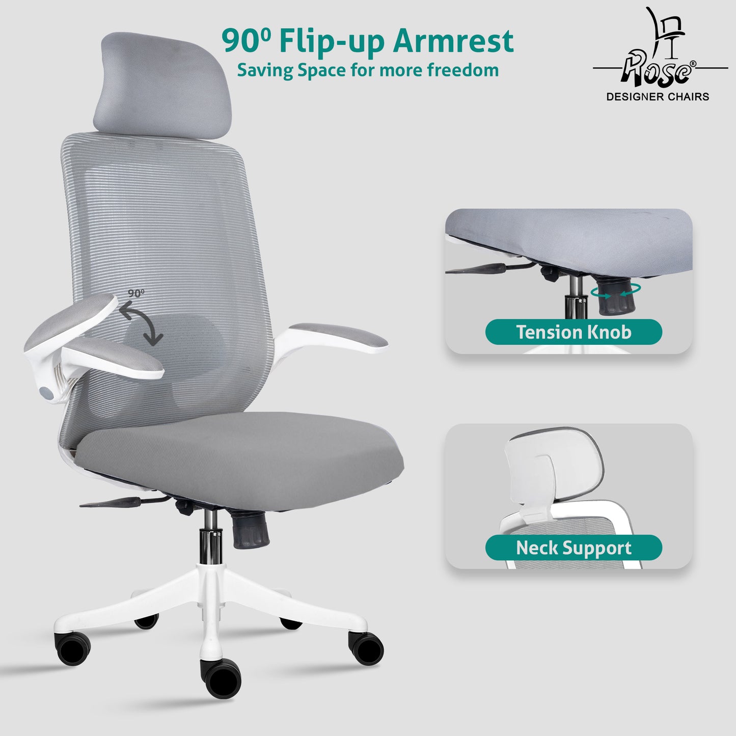 ROSE® Mono High Back Office Chair