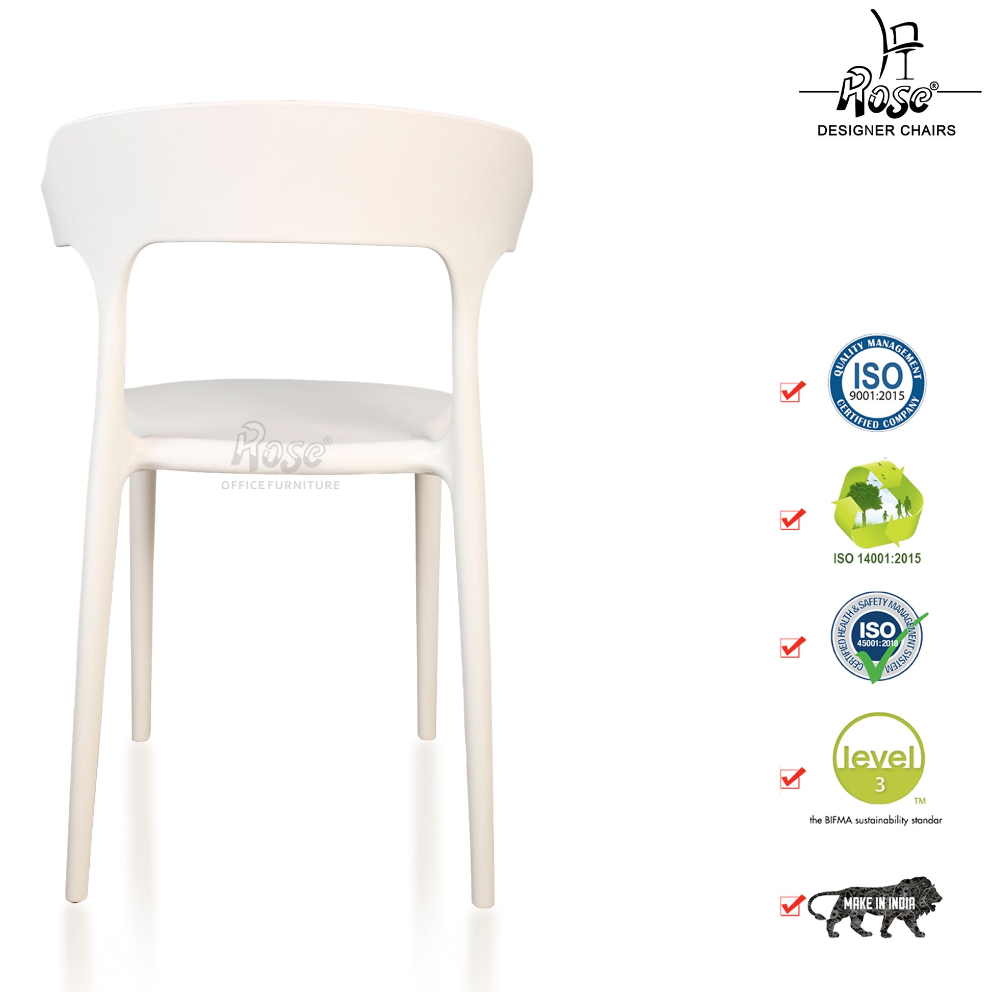 ROSE® Vision Cafe Plastic Chairs