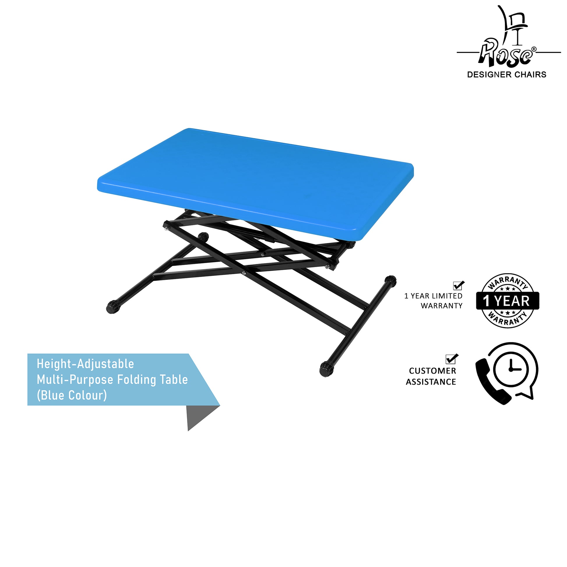 Multi-Purpose Laptop Table(Blue) Set of 1 Service