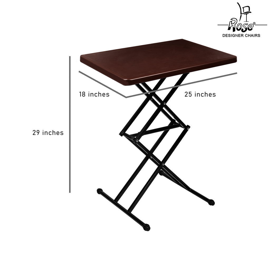 Multi-Purpose Laptop Table(Brown) Set of 1 Diamesion