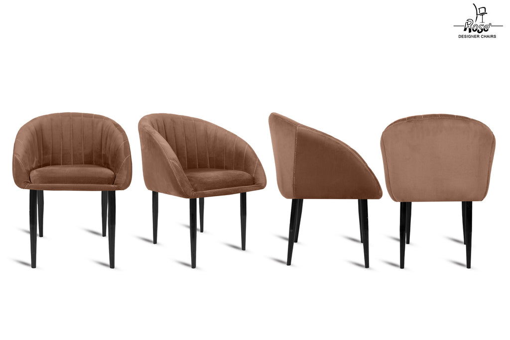 ROSE® Amber Dining Chair | Velvet