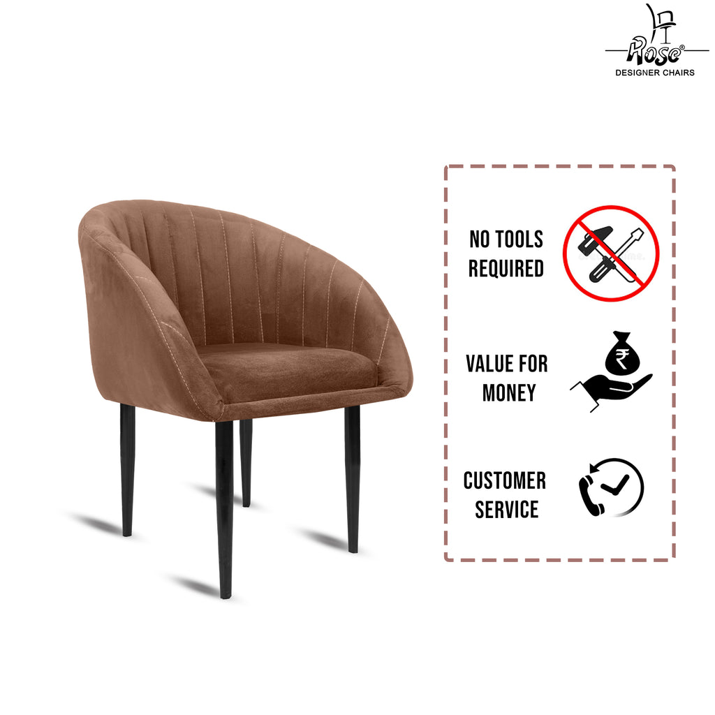 ROSE® Amber Dining Chair | Velvet