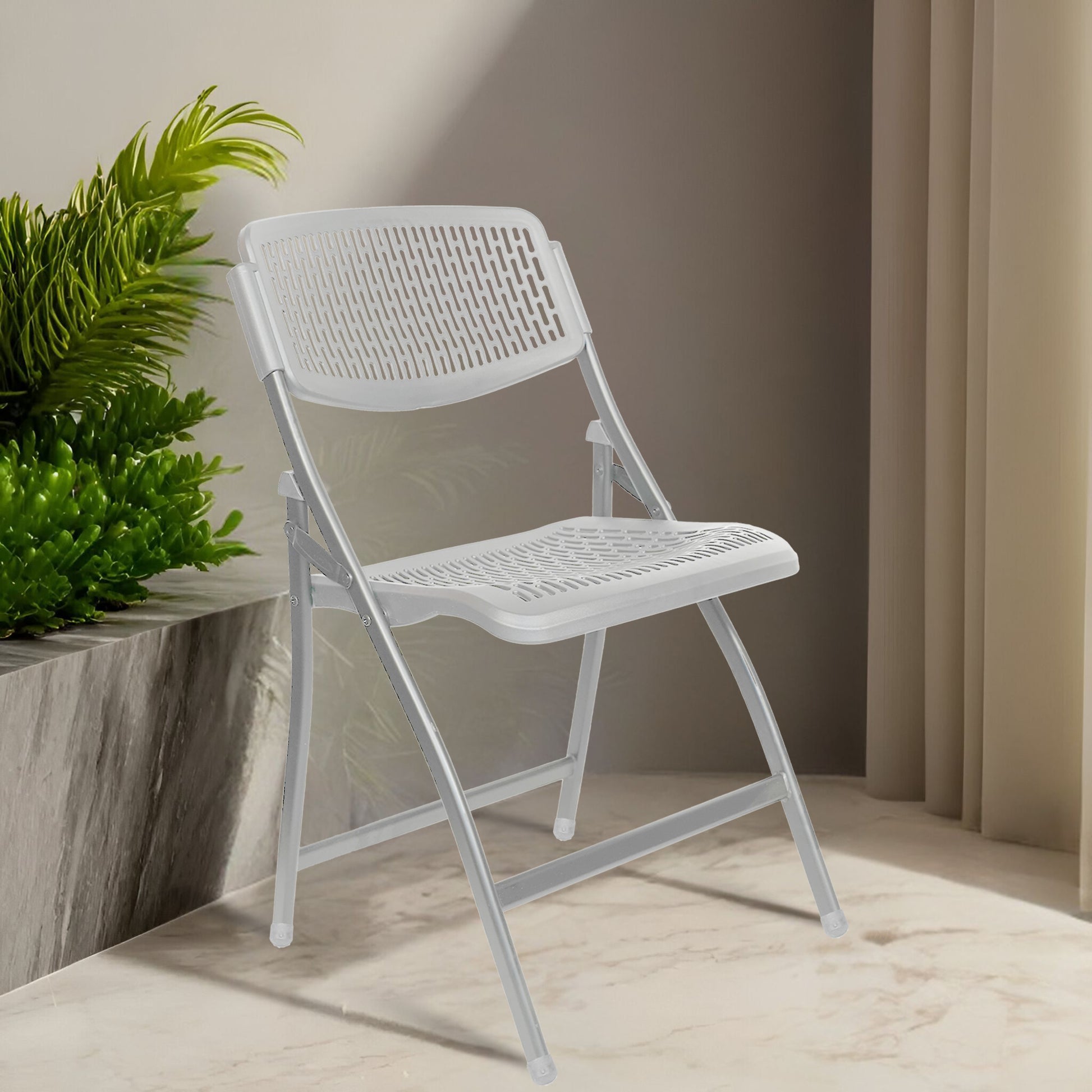 ROSE® Paris Folding Chair for Home | Lightweight, Portable, Balcony, Garden, Camping Chair | Indoor Outdoor Chair | Restaurant Chair