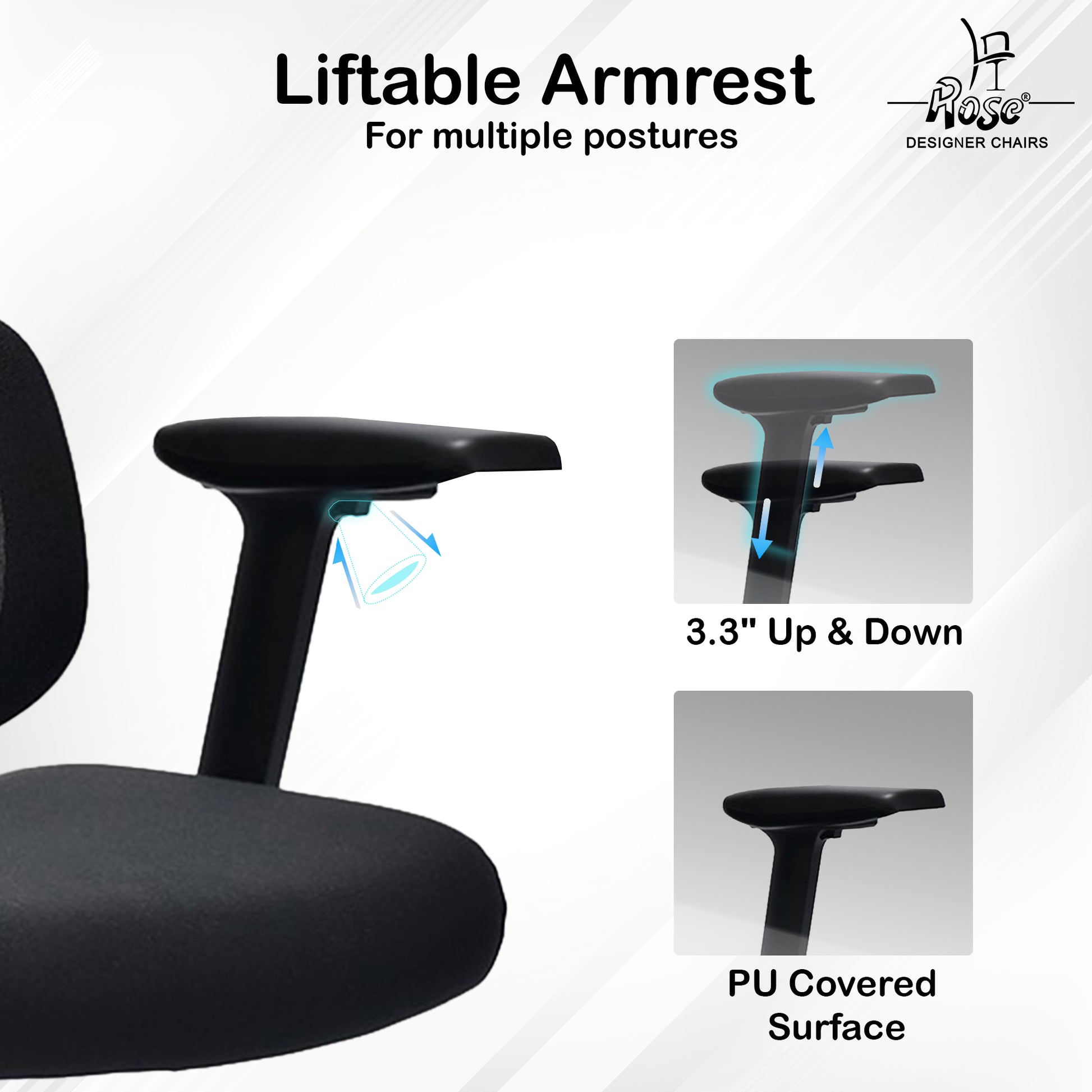 ROSE® Cartier Premium – Supreme Support Ergonomic Office Chair