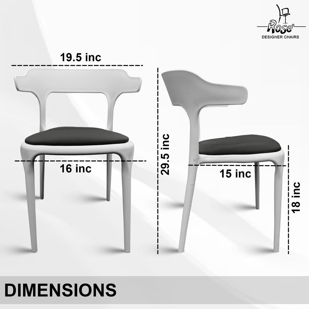 vision cushion black and white set of 4