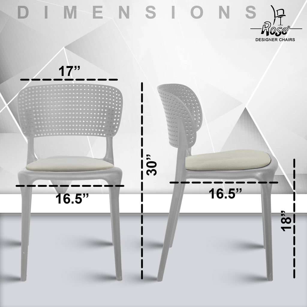 Evaa grey cushion grey set of 2 dimensions