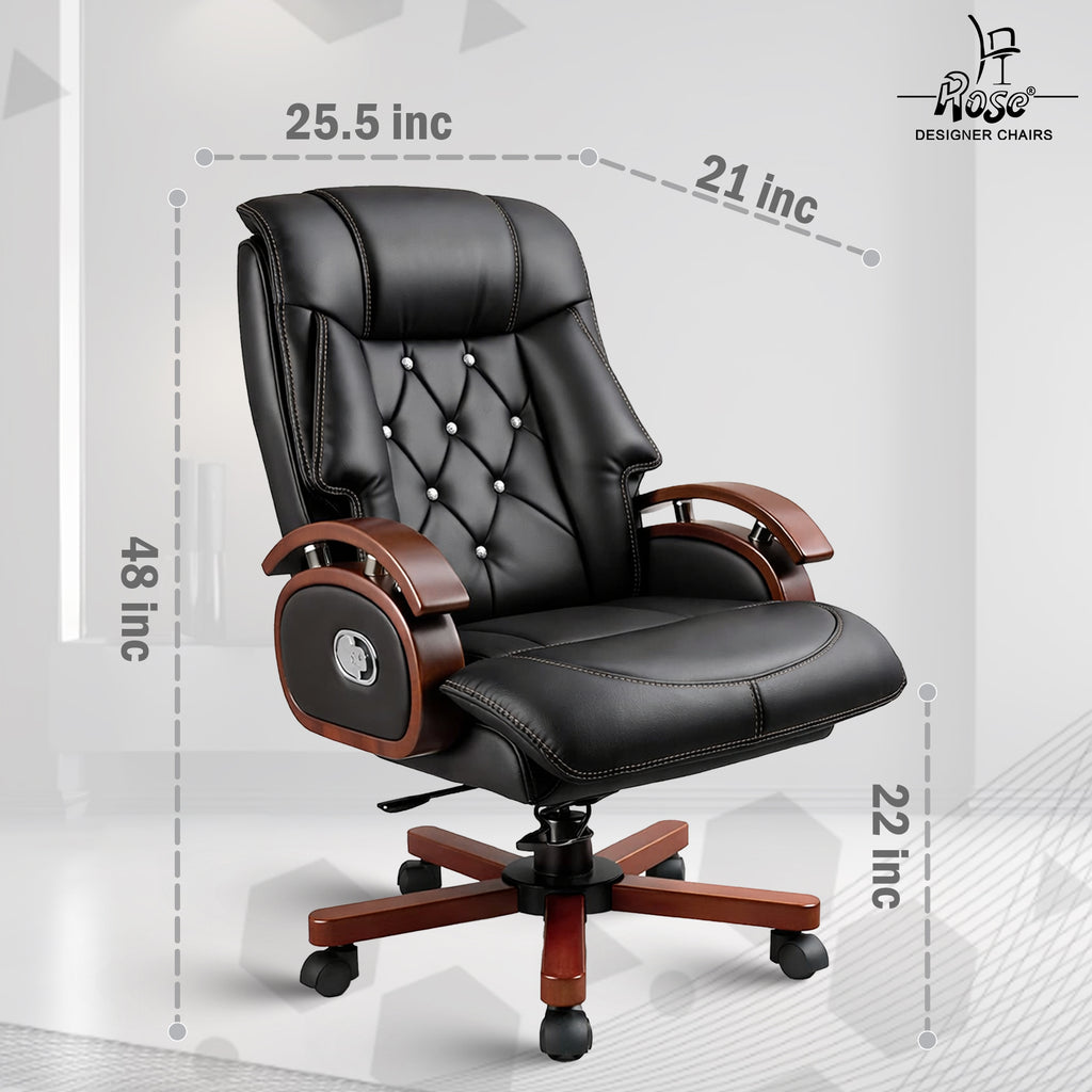 Hulk premium executive office chair black set of 1 dimensions