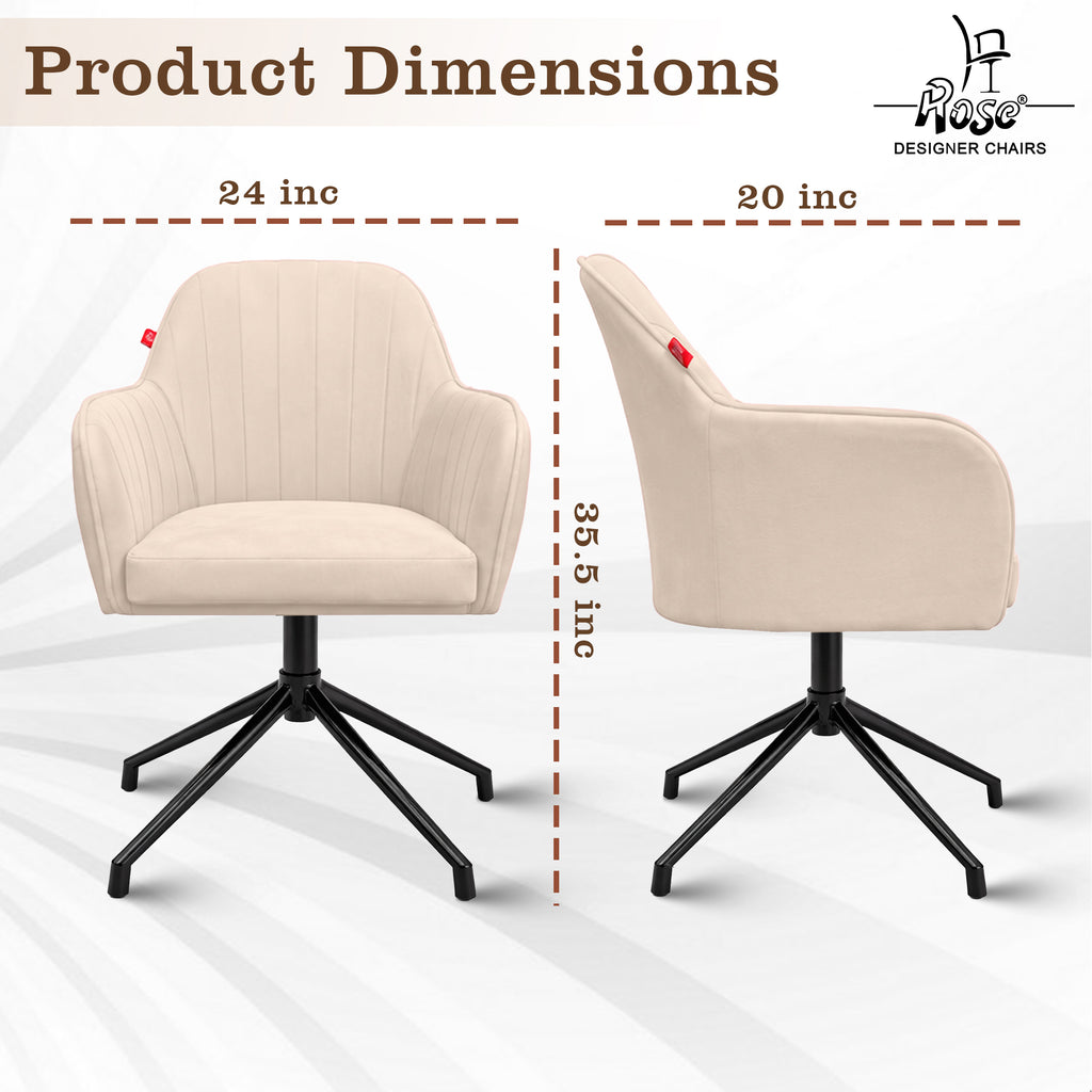 Kezia(Cream)Set of 2  Dimesions
