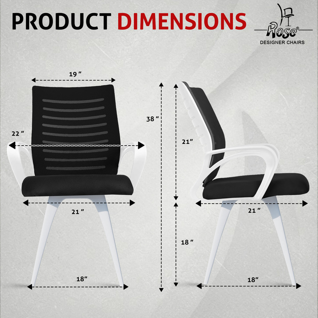 Elite fl white and black dimensions