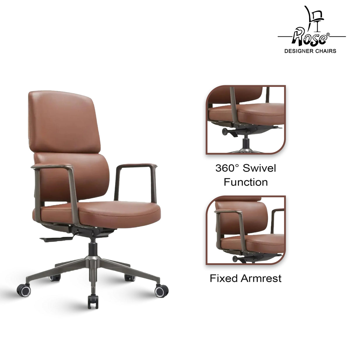 Rose® Lotus MB Luxury Chair | Leatherette