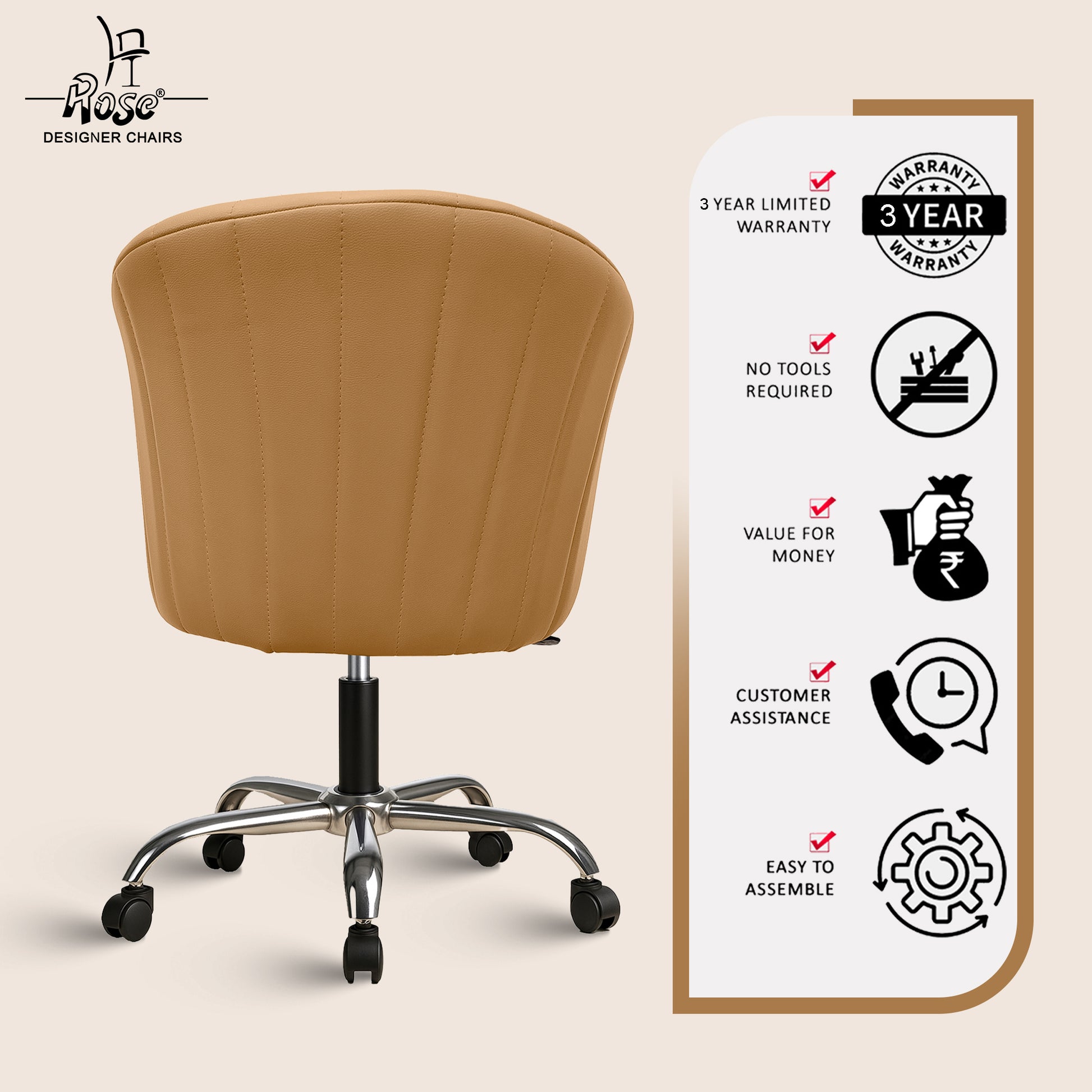 Nova Spin Comfort seat Revolving chair set of 1searvice
