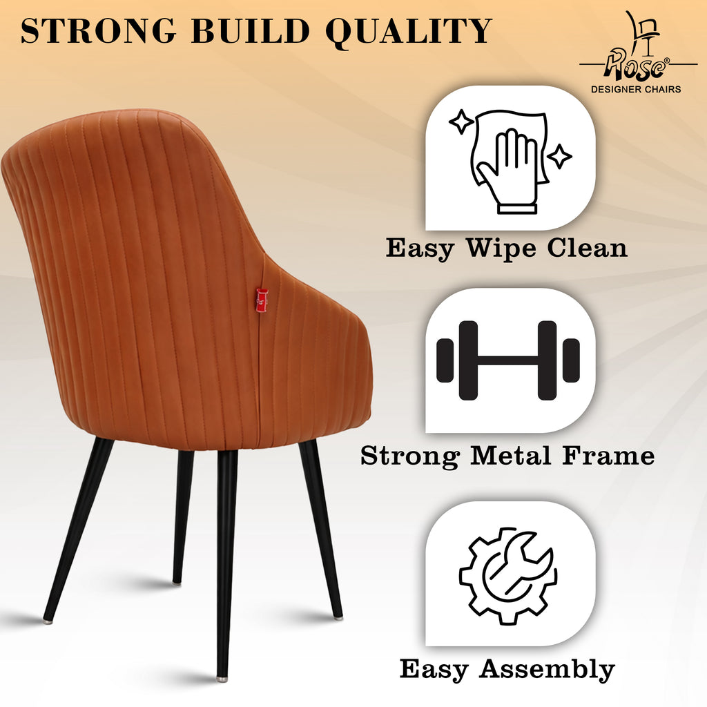 Valencia leather dining chair set of 4 features 2