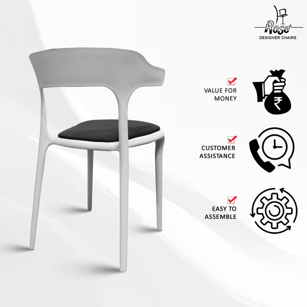 vision cushion black and white set of 2