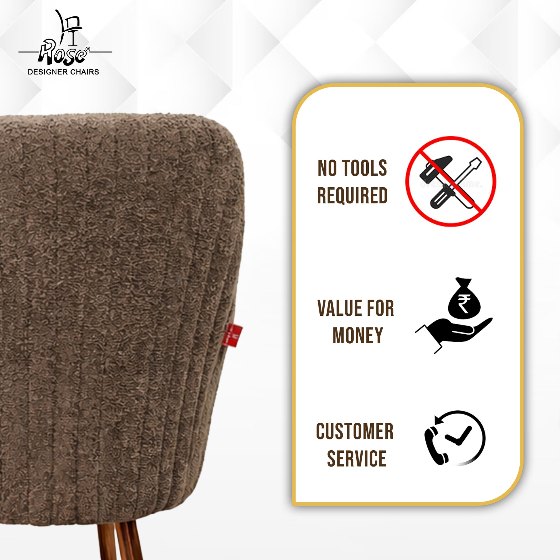 prestige velvet cafe chair set of 1 service
