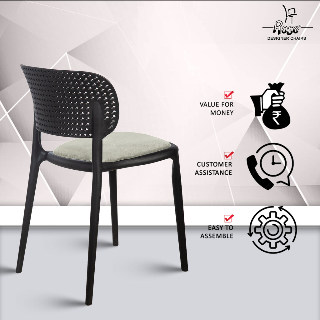 Evaa black cushion grey set of 2 service 2