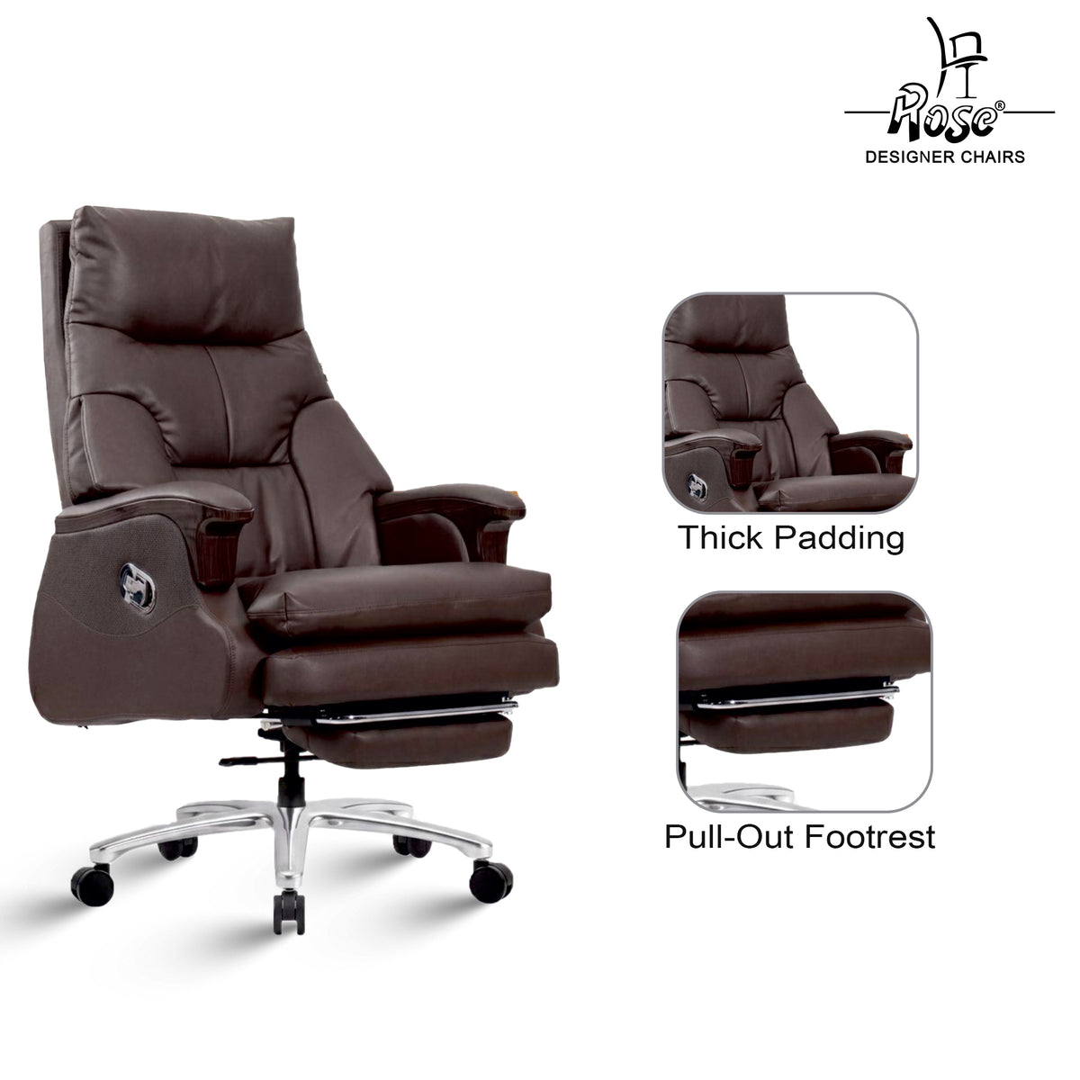 Rose® Sierra HB Luxury Chair | Leatherette