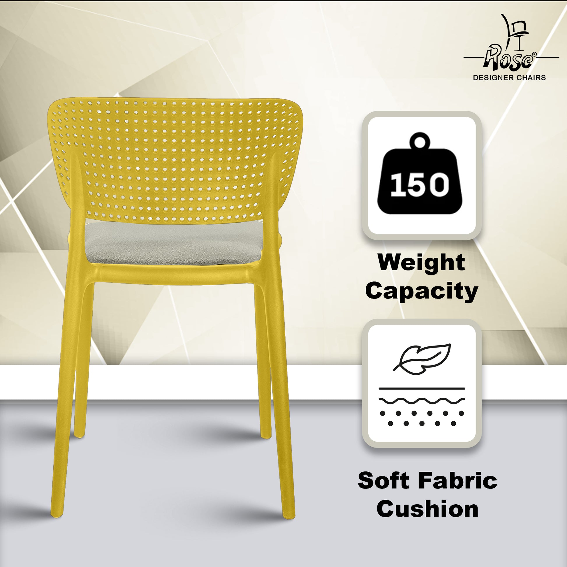 Evaa yellow cushion grey set of 2 features 2