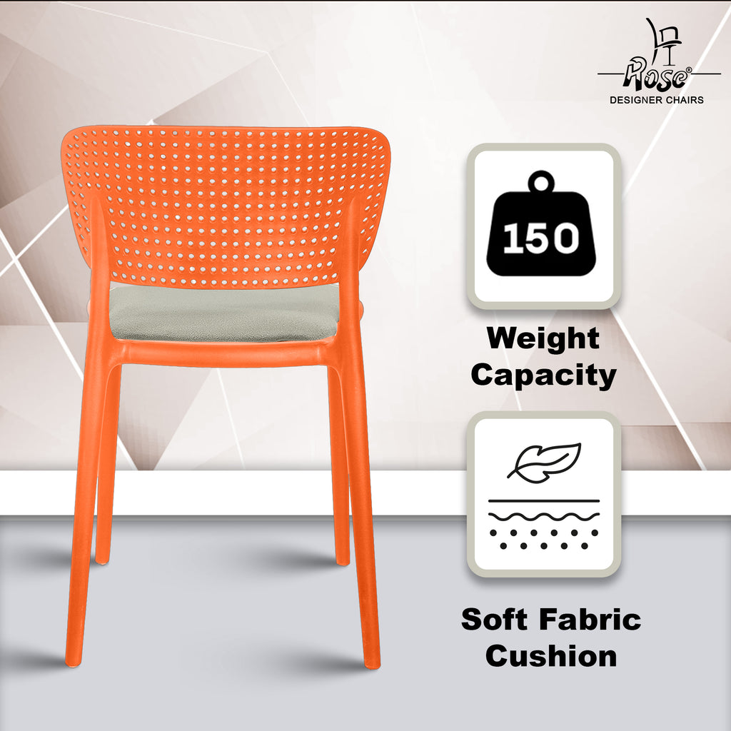 Evaa orange cushion grey set of 4 features 2