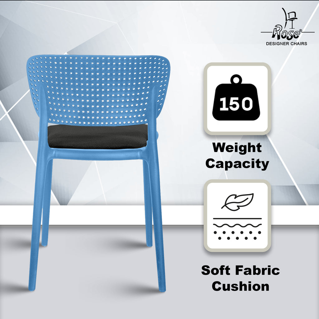 Evaa blue cushion black set of 2 features 2