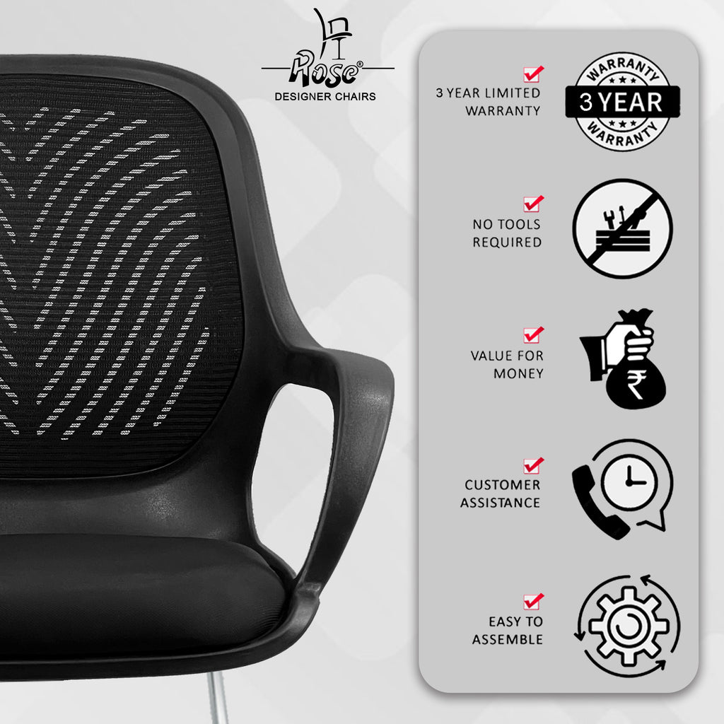 Zaria full black vistar chair service img
