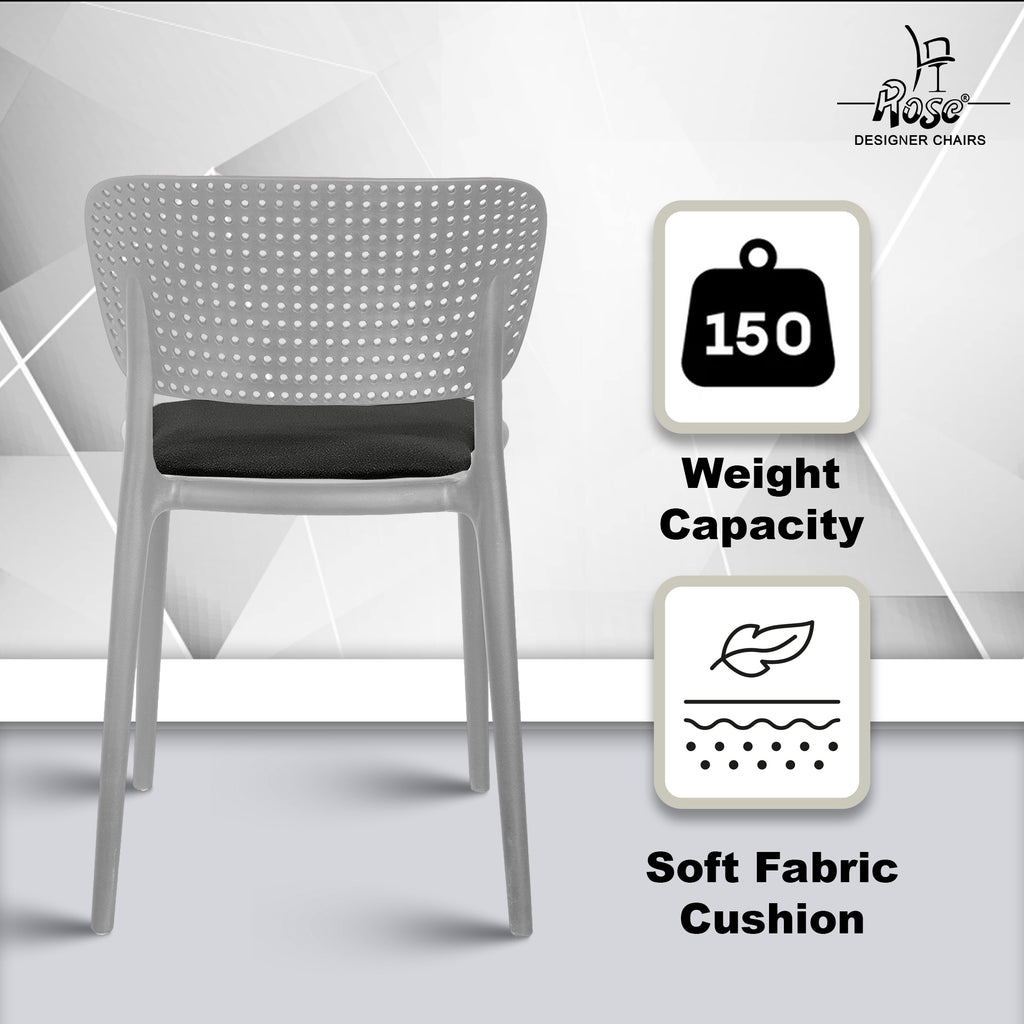 Evaa grey  cushion black set of 2 features 2