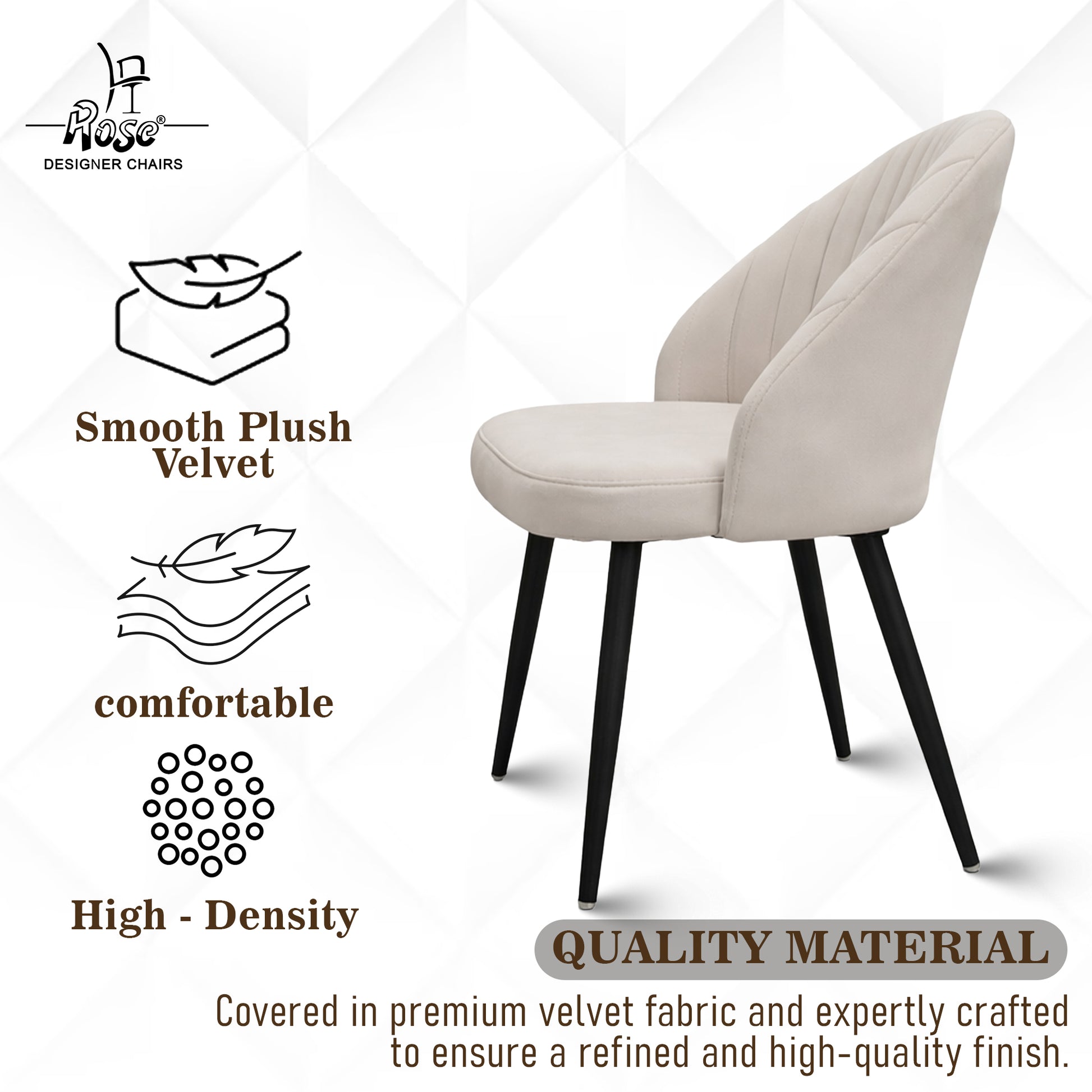 covered premiume velvet fabric set of 1 features 3